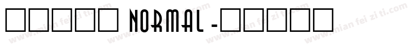 红旗旗妙体 Normal字体转换